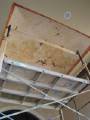 Two Level scaffold for appllication of Dstressed Lime Plaster